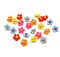 Tiny Blossom Craft Embellishments Delicate Floral Shank-Back Buttons 24pcs